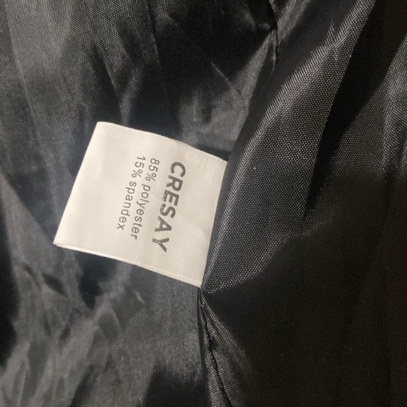 CRESAY Multi Colored Sequined Bomber Jacket Size X-Large Black NWT Hollywood!! - Picture 12 of 14